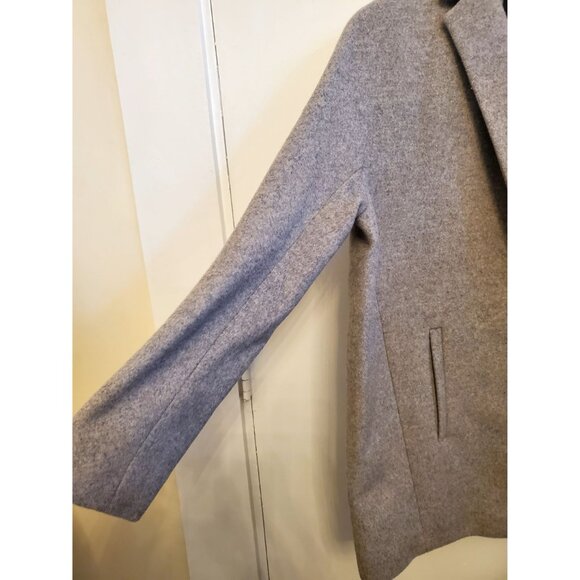 Ann Taylor Petite Wool Blend Blazer In Light Grey Size SP Small Petite - Picture 4 of 9